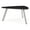 Natural, variant on Willow Lounge Reception Conversational Table HPL Top / Silver Steel / Gray