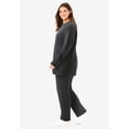 thumbnail image 3 of Woman Within Plus Size Petite Fleece Sweatshirt Set, 3 of 5