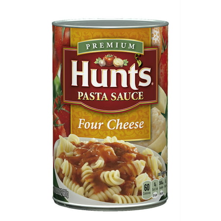 (3 pack) Hunt's Four Cheese Pasta Sauce, 24 oz (Best Pasta Sauce For Ravioli)
