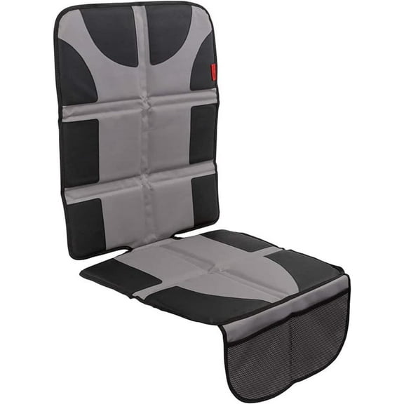 Lusso Gear | Car Seat Protector | Thick Padding, Durable, Waterproof PVC Leather | X-Large, Gray