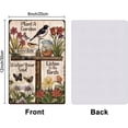 thumbnail image 2 of Flower Bird Tin Sign Plant a Garden Metal Tin Signs Water Your Soul Listen to the Birds Metal Plaque Inspirational Qutoes Wall Art Poster for Bedroom Living Room Wall Decoration, 2 of 7