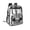 Black, variant on Clear PVC Transparent Backpack, Security Check Approved, Large Capacity Lightweight Durable Daypack, Water-Resistant for School Concert Game Travel Outdoor Events Daily Use, Red