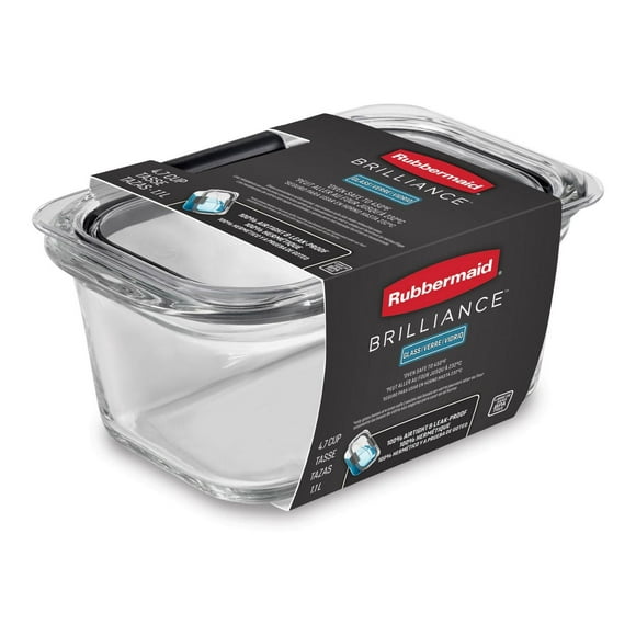 Rubbermaid Brilliance Glass Food Storage Container