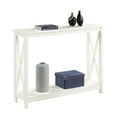 thumbnail image 3 of Convenience Concepts Oxford Console Table with Shelf, Ivory, 3 of 7
