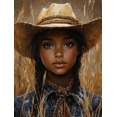 thumbnail image 1 of Qisvanset 12x16 Inch Cowboy Labrador Canvas Wall Art, Western Ranch Pet Portrait Farmhouse Decor, 1 of 8