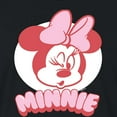 thumbnail image 3 of Mickey & Friends - Minnie Art - Juniors Cropped Cotton Blend T-Shirt, 3 of 5