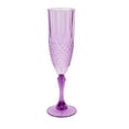 thumbnail image 3 of Balsa Circle 6 Purple 8 oz Crystal Disposable Plastic Party Champagne Flutes Wedding, 3 of 8