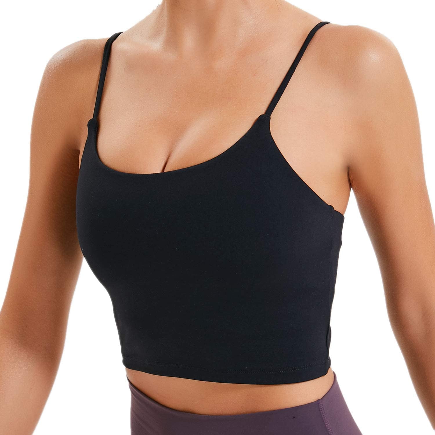 Women Padded Sports Bra Fitness Workout Running Shirts Yoga Tank Top -  Walmart.com