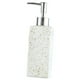 thumbnail image 3 of Dispensador de loción y jabón, botella vacía para encimera de casa, restaurante y baño. Blanco Impreso Punteado, 3 of 6