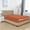 Coral, variant on Elegant Comfort Extra Deep Pocket Single Fitted Sheet 18-21 Inch Deep, Wrinkle-Free, Soft, Smart Pocket, Fits High Mattresses, Full, Coral