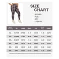 thumbnail image 4 of TIYOMI Plus Size Leggings For Women Pants Stretchy Butt Fit High Waist Grey Plaid Ankle Legging Soft Workout Fall Winter Casual Leggings XL 12-14, 4 of 4