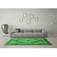 thumbnail image 3 of Ahgly Company Indoor Round Persian Emerald Green Traditional Area Rugs, 4' Round, 3 of 4