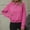 Hot Pink, variant on VISALY Half Zip Pullover Tunic Sweatshirt Half Zip Sweatshirts Cropped Hoodies Quarter Zip Up Pullover Sweaters Fall Outfits Winter Clothes Casual Sweaters Tunic Sweater Fall Sweatshirts Sky Blue S