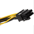 2 Pack 8 Pin PCIe to Dual PCIE 8 Pin to Dual 4 Pin Power Cable