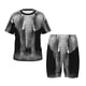 thumbnail image 1 of Balery Indian Elephant Conjunto de Pijama Infantil de Manga Corta con Estampado – Ropa de Dormir de Algodón Suave-XX-Large, 1 of 6