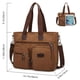 thumbnail image 3 of Bolso de hombro Tolfe para mujer con asa superior, bolso de hombro de lona, 3 of 7
