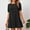 Black, variant on gakvbuo summer dresses for women 2024 vacation trendy Women's Summer Loose Fit Dress Cotton Linen Round Neck Short Sleeve Dress