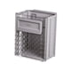thumbnail image 2 of Bote de basura de cocina colgante que recoge restos de comida, contenedores de basura plegables transparentes Gris, 2 of 8