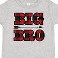 thumbnail image 4 of Inktastic Big Bro Buffalo Plaid Brother Boys Toddler T-Shirt, 4 of 5