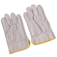 thumbnail image 5 of Guantes de soldadura de cuero - Resistentes al calor/fuego para jardinería, horno, parrilla, beige Sharpla Guantes de soldadura protectora, 5 of 5