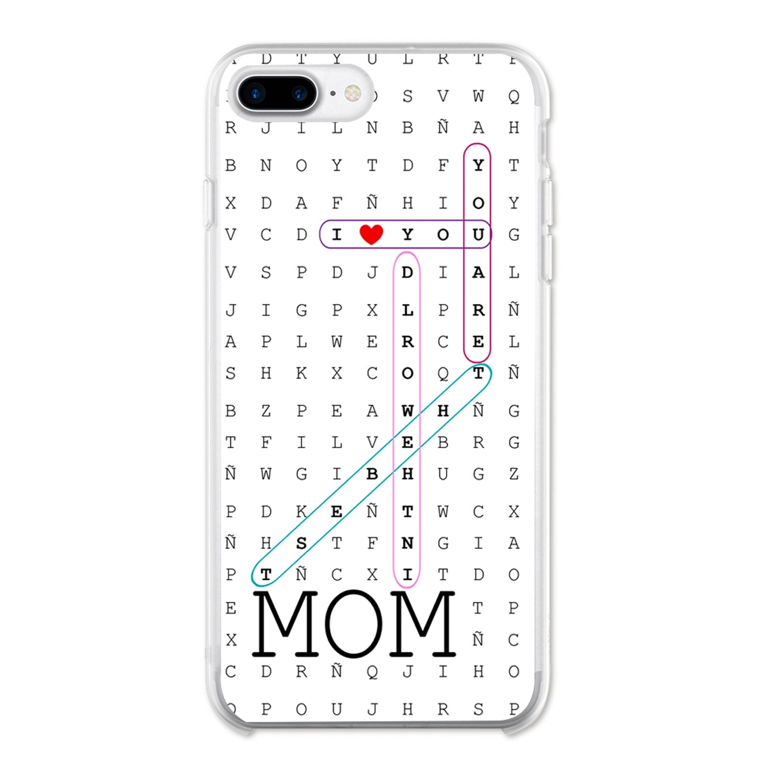 Ish Original Official Love You Mom Phone Case Cover Slim Soft Tpu For Apple Iphone X Walmart Com Walmart Com