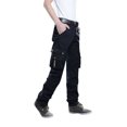 thumbnail image 2 of Innerwin Pants Solid Color Mens Trousers Work Straight Leg Lightweight Cargo Pant Black 40, 2 of 4