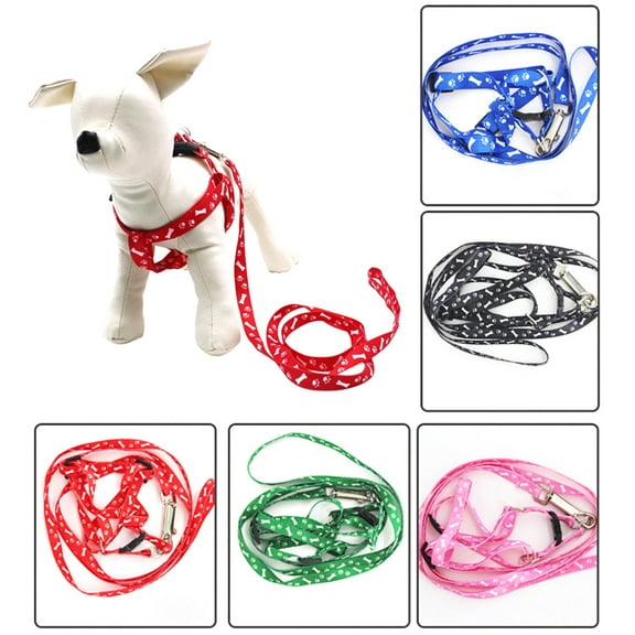 Walbest Dog Cat Harness and 45" Leash for Walking, Escape Proof Soft Adjustable Vest Harnesses for Puppy Kitten, Easy Control Breathable Reflective Strips Jacket