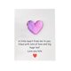 thumbnail image 2 of Regalo de Corazón de Bolsillo para San Valentín | Recuerdo para Aliviar La Ansiedad, Calidez y Consuelo con Tarjeta de Felicitación | Regalo Romántico de Cumpleaños, Boda y Aniversario para Esposa, E, 2 of 6