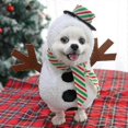 thumbnail image 3 of Christmas Snowman Pet Costume$dog Snowman Costume$dog Christmas Clothes Holiday Dog Cat Pet For Chri, 3 of 4