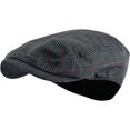 thumbnail image 1 of HSHDLDF Men's Classic Herringbone Tweed Wool Blend Newsboy Ivy Hat, 1 of 3