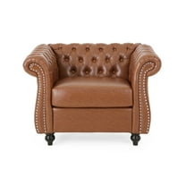 Christopher Knight Home Silverdale Traditional Chesterfield Club Chair by