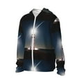 thumbnail image 2 of Daiia Peggy's Cove Lighthouse UPF 50+ Sun Protection Hoodie Jacket Lightweight Long Sleeve Sun Shirt for Women Men with Pocket Hiking Outdoor-Small, 2 of 9