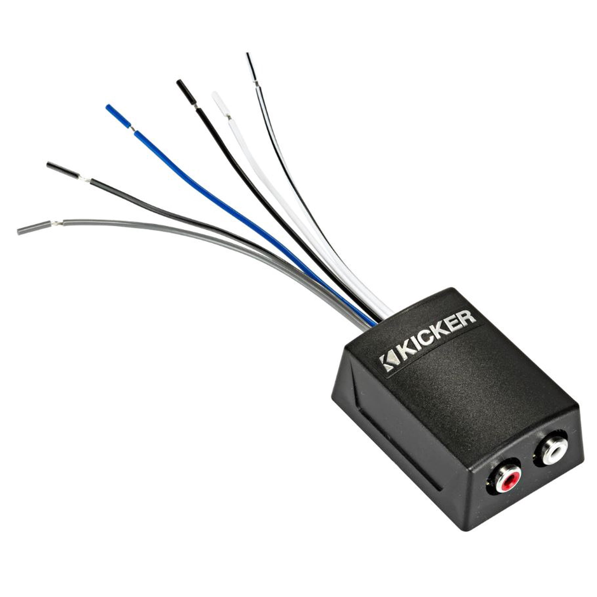Kicker 46KISLOC2 Car Audio 2 Channel Line Output Converter w/ Remote Out Wire