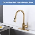 thumbnail image 2 of Wowow 3-Function Kitchen Faucet Spray Head Replacement in Brushed Nickel, 2 of 5