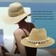 thumbnail image 2 of Minnieouse Sombrero de vaquero de paja para hombre y mujer, gorras de playa, parasol Natural, Protector de cabeza, sombreros de protección solar de ala Sombreros Caqui Minnieouse AP012362-01, 2 of 6