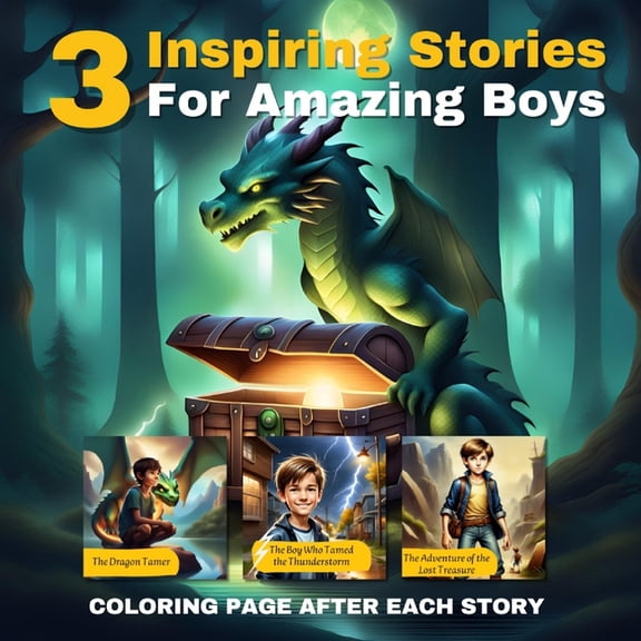 3 Inspiring Stories For Amazing Boys: A Motivational Book For Children, (Paperback)