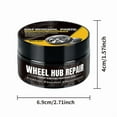 thumbnail image 3 of Hometravel Alloy Wheel Scratch Repair Kit, 80g Wheel Polish Restorer with Sponge, High-gloss Surface Treatment for Vehicle Rims, Hub, Auto Care, 3 of 6