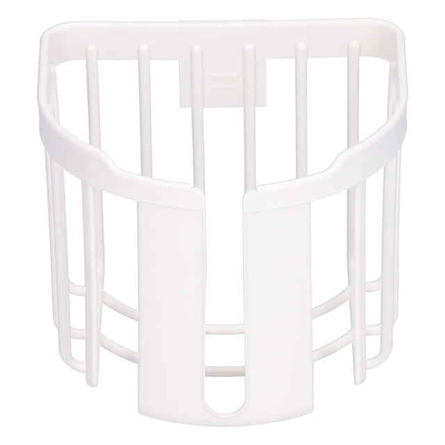Soporte para pañuelos Ticfox Estante de inodoro de gran capacidad montado en la pared blanco