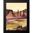 thumbnail image 2 of McCavitt, Naomi 12x14 Black Modern Framed Museum Art Print Titled - Desert Diptych I, 2 of 5