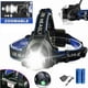 thumbnail image 4 of Linterna frontal LED ajustable T6, recargable, 4 modos de luces frontales, cargador con zoom más brillante, baterías, luz portátil de seguridad, 4 of 5