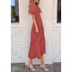 thumbnail image 4 of Vestido PRETTYGARDEN 2025 Midi con Cuello Cuadrado y Fruncido XL, 4 of 6