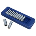thumbnail image 3 of 1/4" Drive Shallow + Deep Sockets Metric Imperial Ratchet + Extensions Set 53pc, 3 of 7