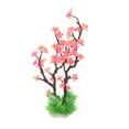 thumbnail image 3 of Fish  Flower Decor, Easy To Clean Resin Base Landscape Plum Blossom Artificial Aquarium Flower Soft Texture Exquisite  For Fish  Pink,Purple, 3 of 8