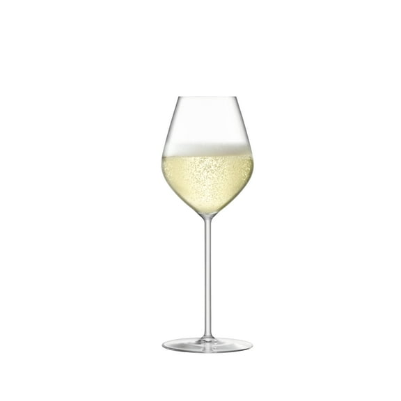 LSA BG15 Borough Champagne Tulip Glass 285 ml Clear x 4 4 Count (Pack of 1) Tulip Glass