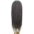 thumbnail image 4 of LUXLUXE Layla Straight Charcoal Grey Item Length 27.5 in Wig, 4 of 7