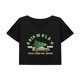 thumbnail image 1 of Camiseta corta holgada para mujer, disfraz de verano, camiseta recortada para vacaciones deportivas de oficina SG, 1 of 7