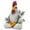 as shown, variant on Meditating Chicken Garden Statue Zen Yoga Pose Resin Figurine For Indoor Outdoor Decor Relaxation Gift