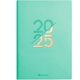 thumbnail image 1 of Agenda 2025 Bluelander con Pestañas Diario, Semanal, Mensual, Turquesa, 1 of 5