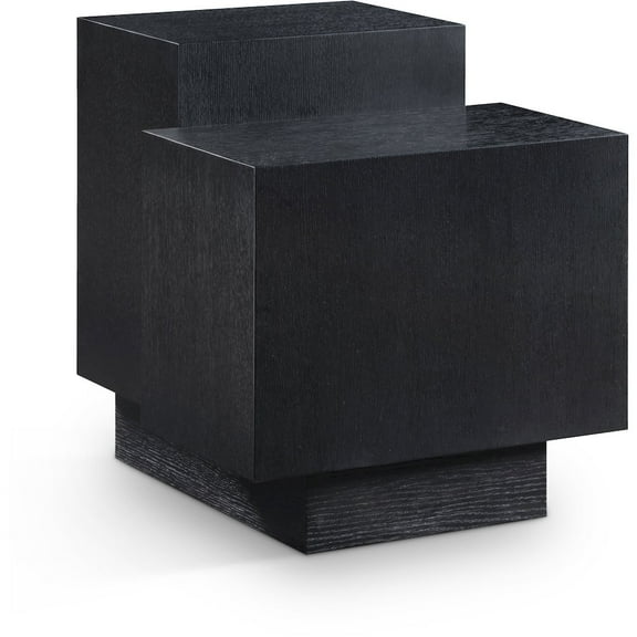 Meridian Furniture Mateo Black Oak Veneer / MDF End Table