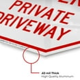 thumbnail image 6 of Private Driveway Sign, Do Not Enter Sign,, 6 of 8